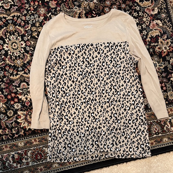 Kim Rogers Tops - Unused Kim Rodgers Large Cheetah Print Long Sleeve Shirt